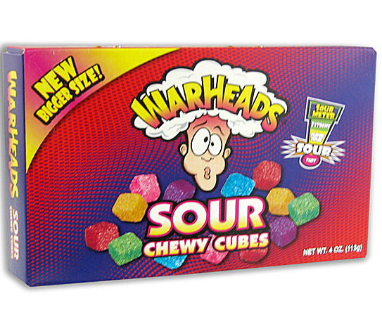 Warheads Sour Chewy Cubes (113g) image