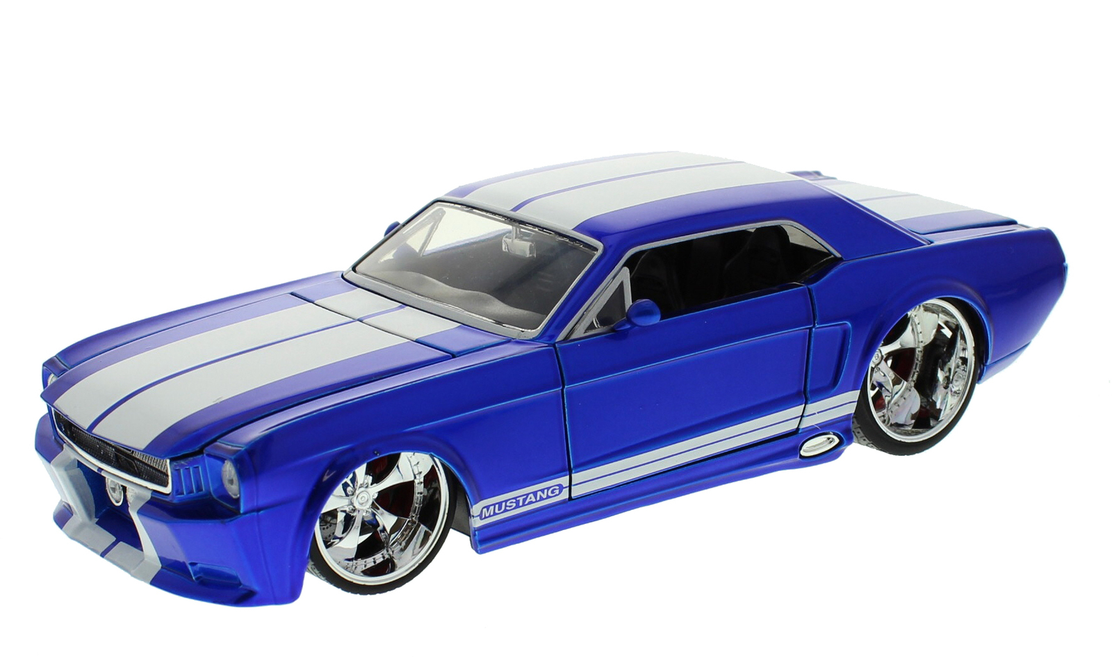 Jada Big Time Muscle 124 Diecast Model 1965 Ford Mustang (Blue) at
