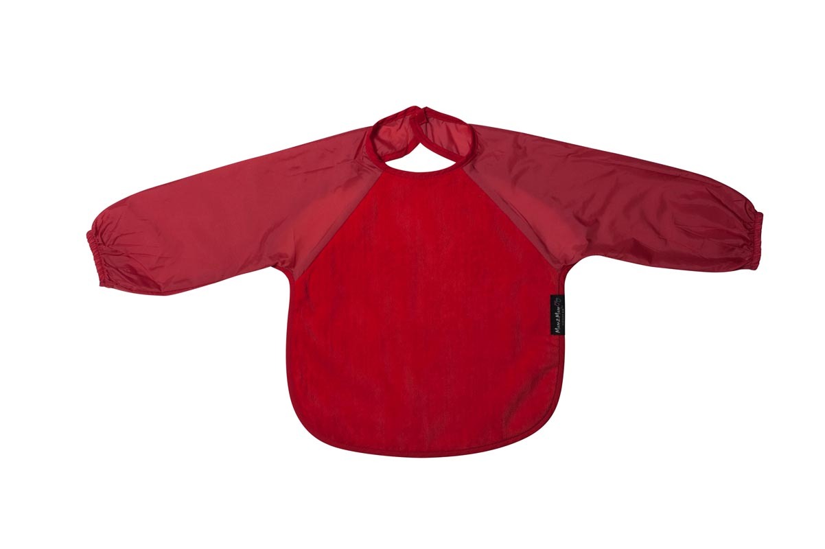 Mum 2 Mum Sleeved Wonder Bib (18-36 Months) - Red image