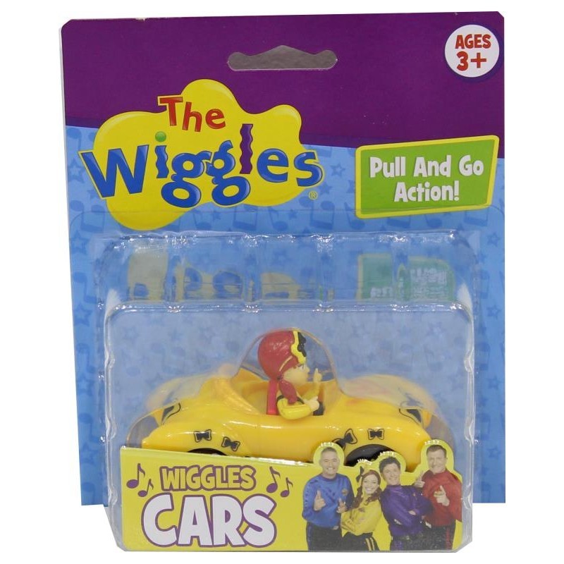 Wiggles: 3" Pull Back & Go Car - Emma (YELLOW)