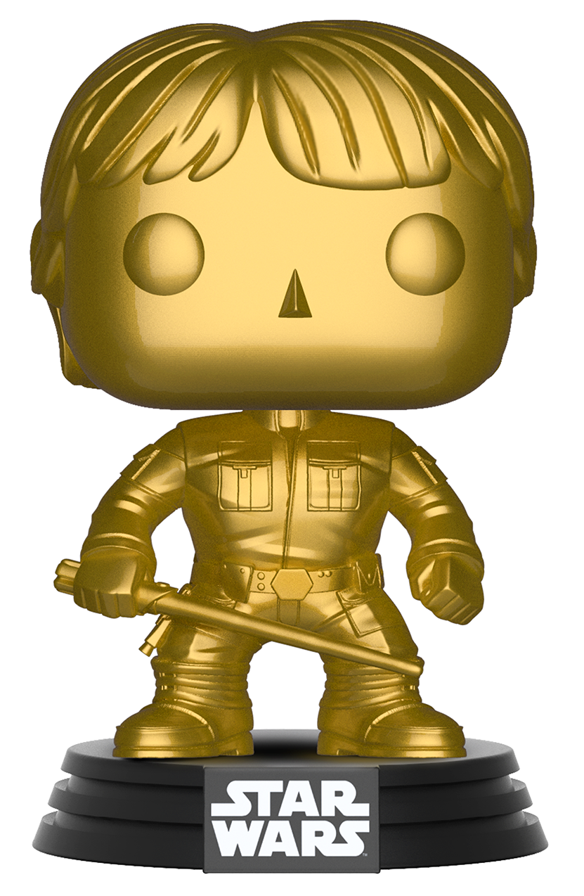 Star Wars - Luke Skywalker (Gold Metallic) Pop! Vinyl Figure