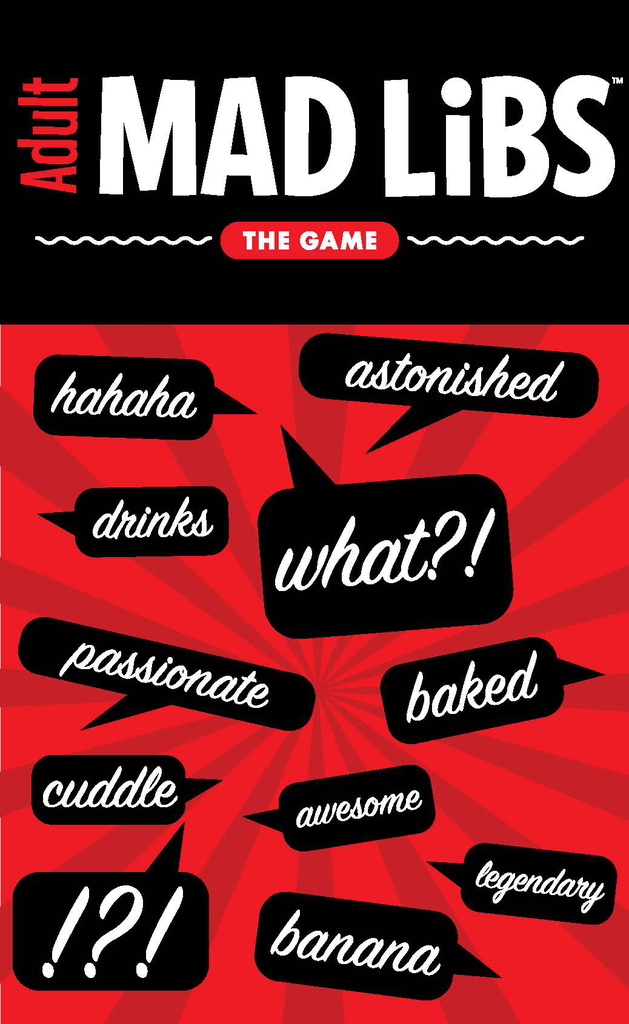 Adult: Mad Libs - The Game image