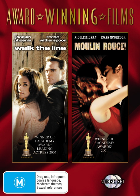 Walk The Line / Moulin Rouge (2001) (Award Winning Films) (2 Disc Set) on DVD image