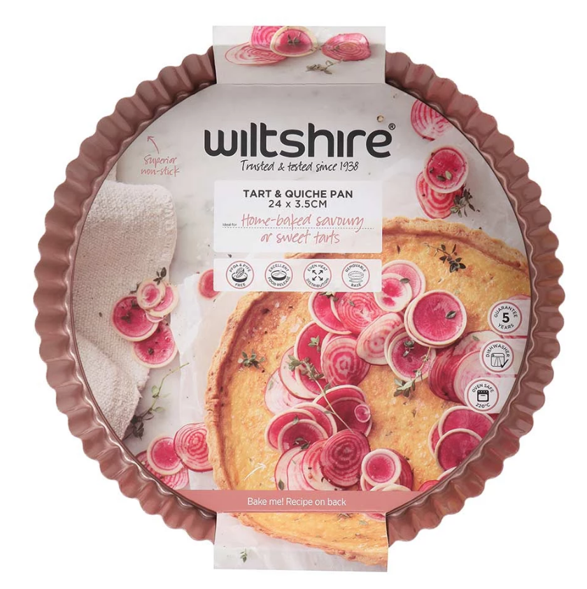 Wiltshire: Rose Gold Quiche & Tart Pan