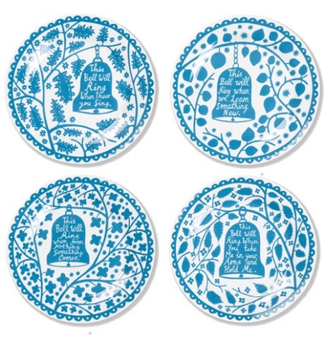 Rob Ryan 8" Dinner Plate Set - Bells image