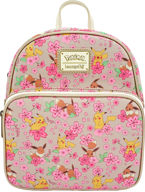 Loungefly Pokemon Eevee Sakura Floral Mini Backpack NEW for