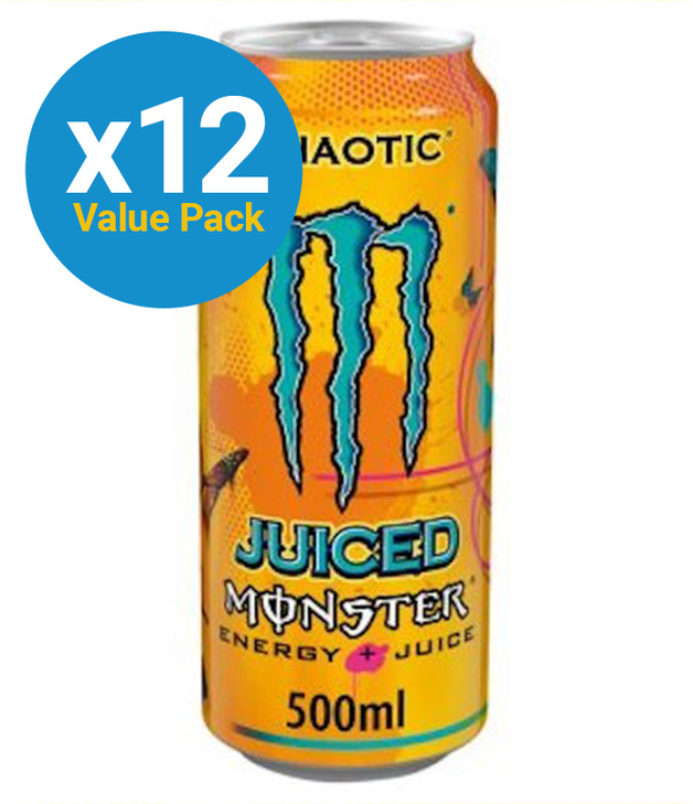 Monster Energy Juiced Khaotic - 500ml (12 Pack) | at Mighty Ape NZ