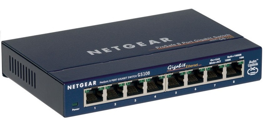 Netgear GS108 ProSafe 8-Port Gigabit Switch image