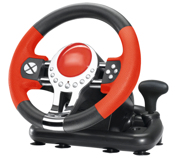 Futuretronics Wireless Steering Wheel for PlayStation 2 image