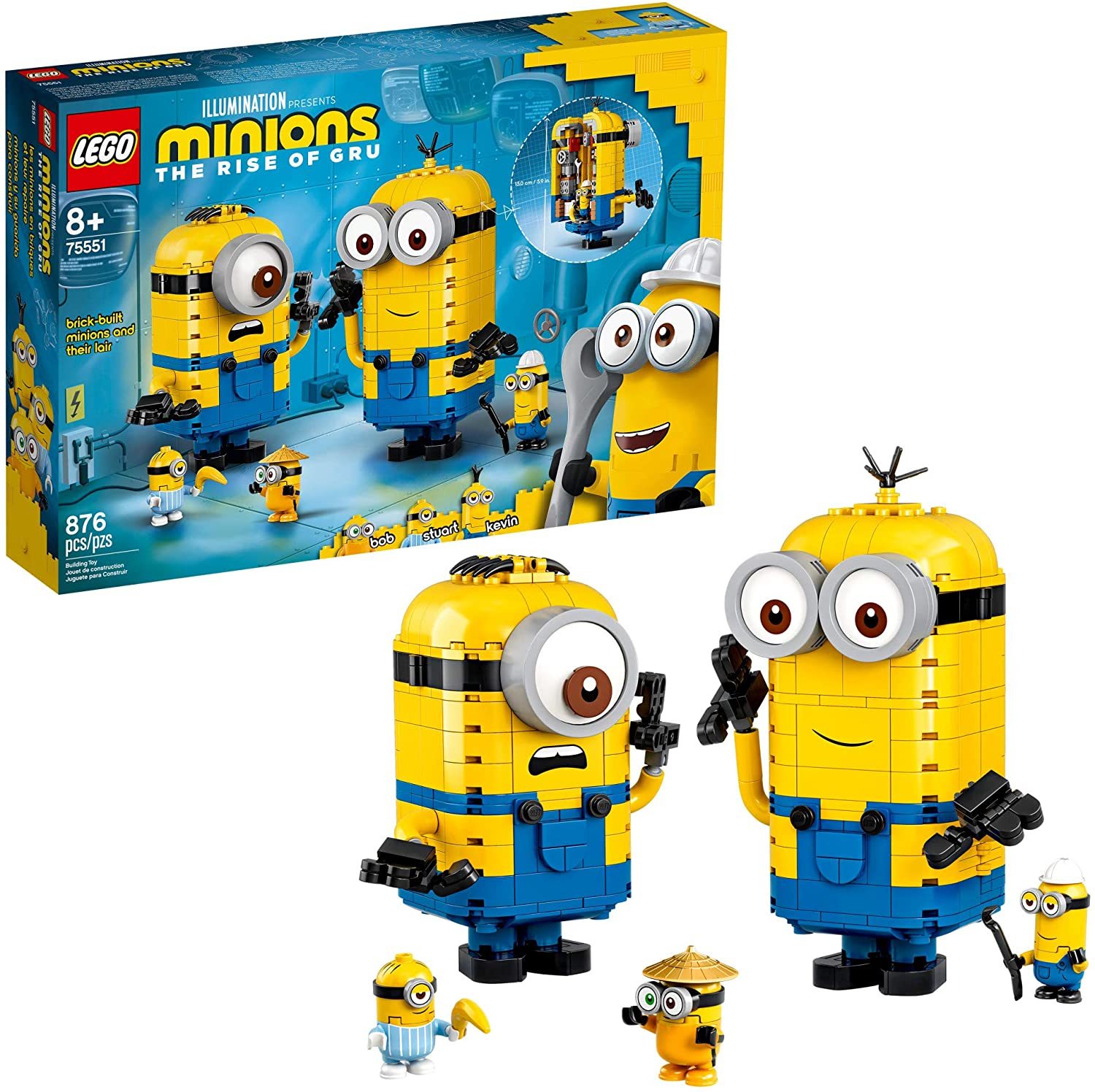 LEGO Minions: Brick-Built Minions & Their Lair - (75551) image