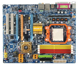 Gigabyte GA-M59SLI-S4 nForce590-SLI DDR2 800 PCI-EX16 x2 AMD Athlon 64 K8 6SATA2 RAID0/1/0+1/5/JBOD 2PATA image