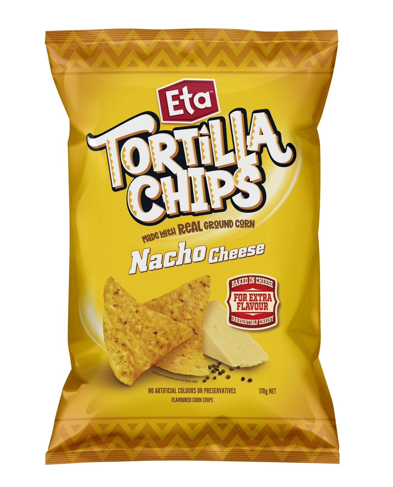 Eta Tortilla Chips Nacho Cheese 170g (12 Pack) at Mighty Ape NZ