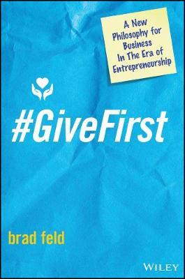 #GiveFirst on Hardback by Brad Feld