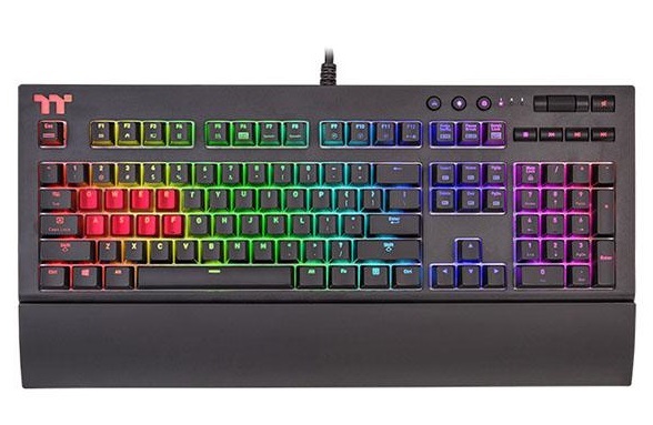 Thermaltake TT Premium X1 Cherry MX Silver Keyboard for PC image
