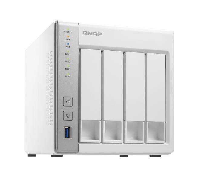 Qnap Ts-431P2-4G 4-Bay Nas (No Disk), Al314 Quad Core 1.7Ghz, 4Gb, Sata 6Gb/S, 2X Gbe Lan, 3 X Usb3.0, Hdd Hot-Swap image