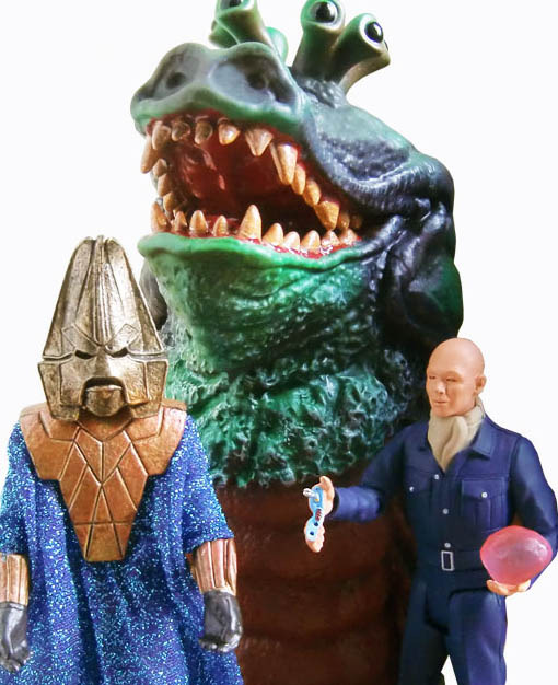 Doctor Who Enemies of the 3rd Doctor Exclusive Action Figure Set image