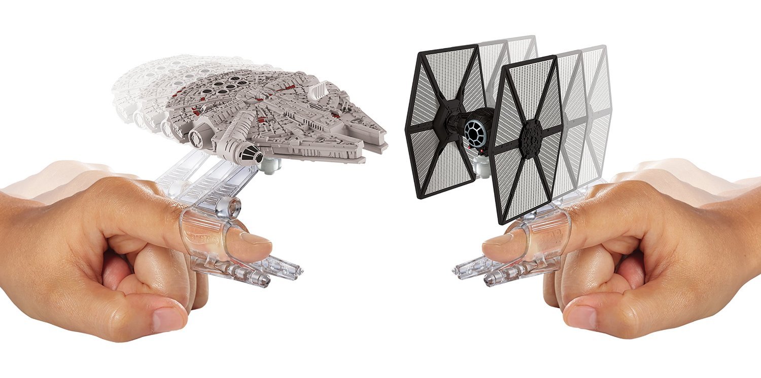 Hot Wheels: Star Wars Starships - First Order TIE Fighter vs. Millennium Falcon