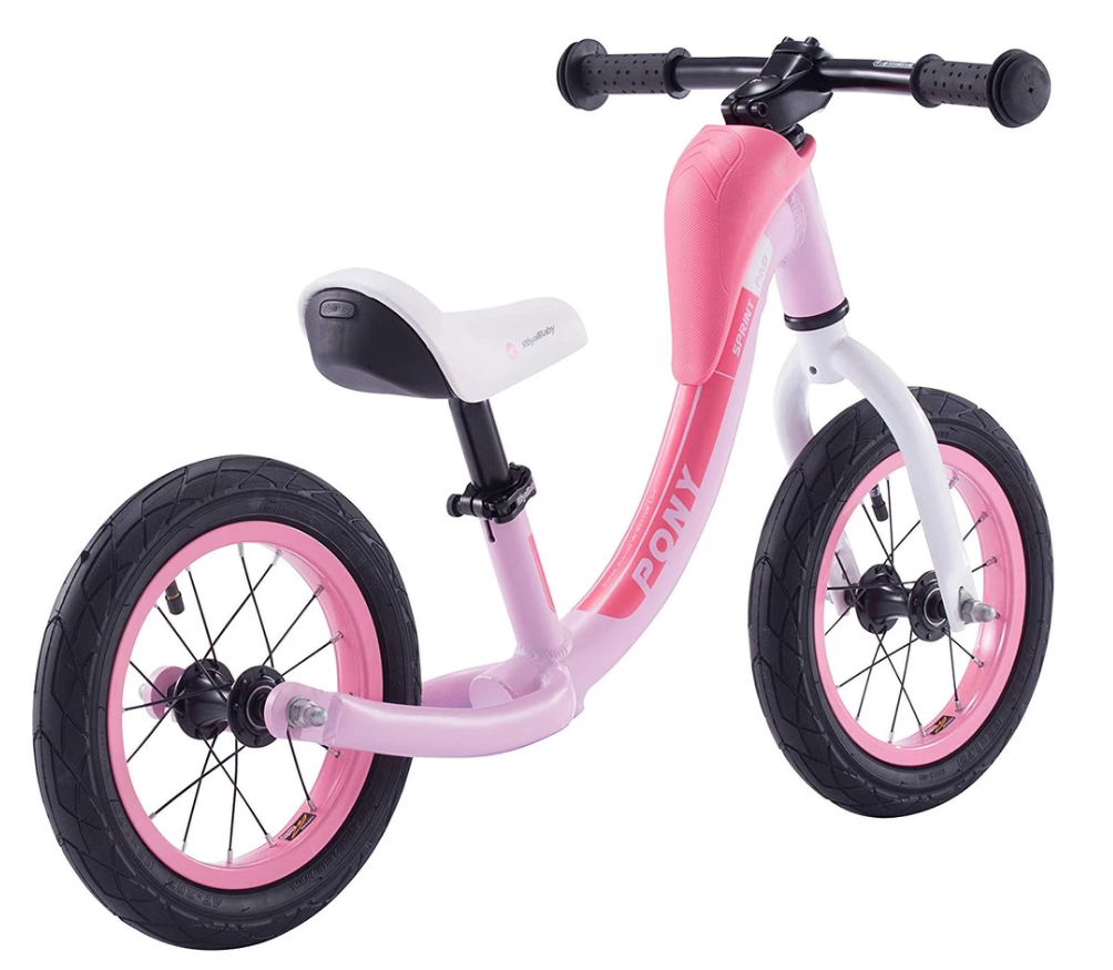 RoyalBaby: Pony Alloy Balance Bike - Pink image