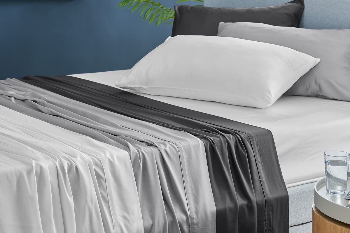 Ovela 100 Natural Bamboo Bed Sheets Set (Queen, Charcoal) at Mighty