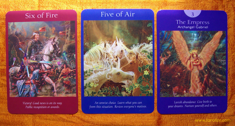 Angel Tarot Cards (Deck & Guidebook) by Doreen Virtue image
