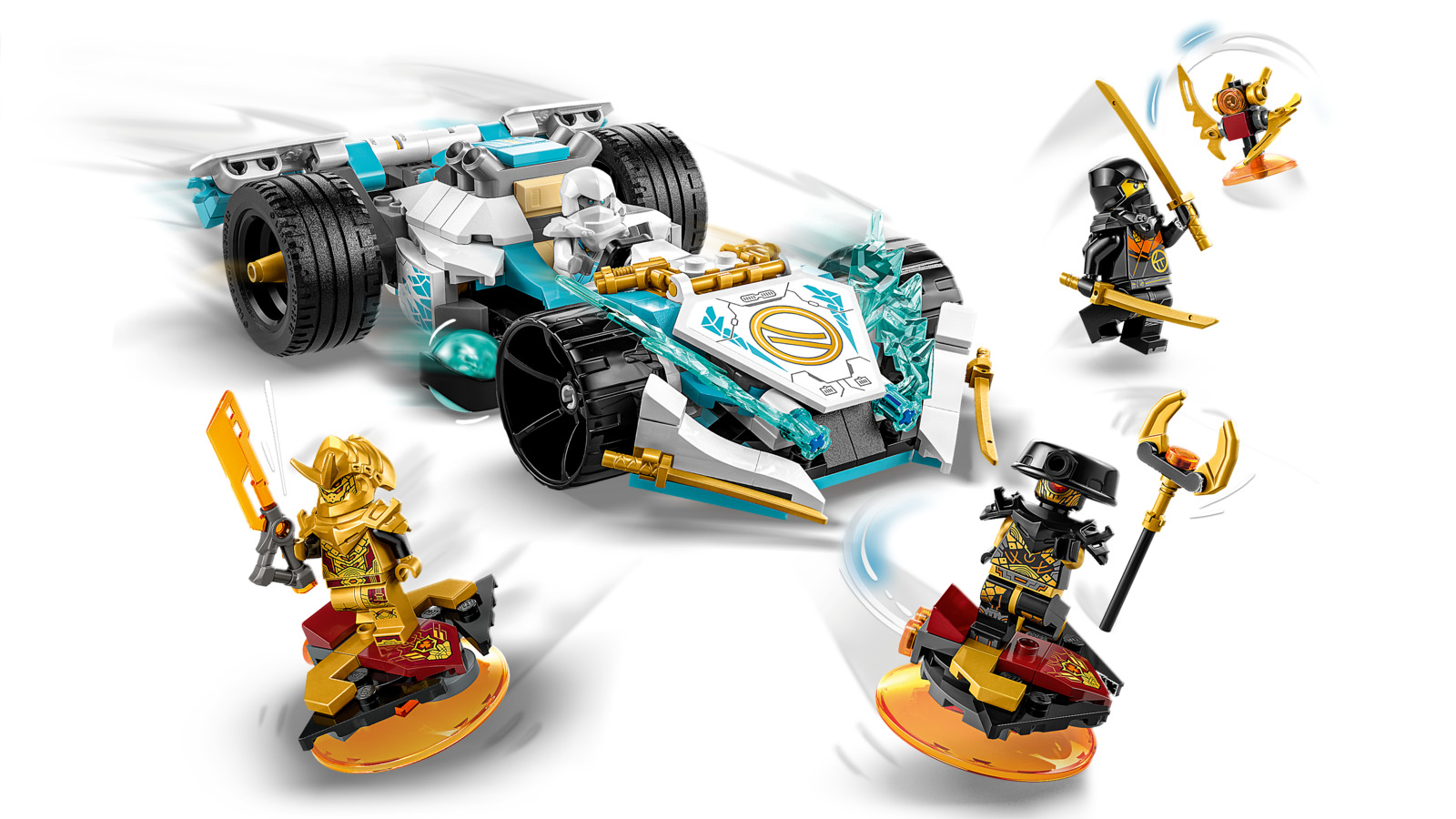 LEGO Ninjago: Zane's Dragon Power Spinjitzu Racing Car - (71791)