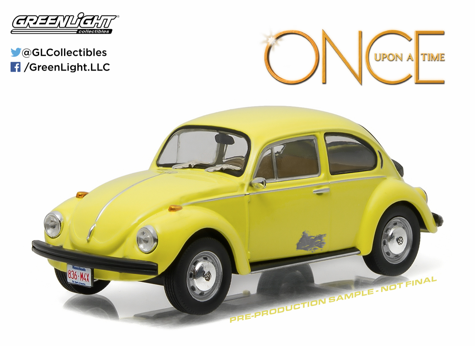 1/43: Volkswagen Beetle - Once Upon A Time - Diecast Model image