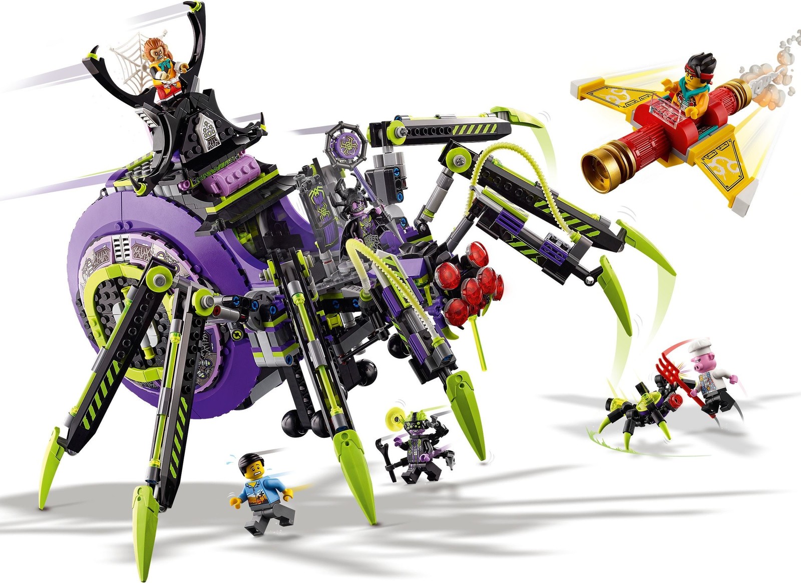 LEGO Monkie Kid: Spider Queen’s Arachnoid Base - (80022) Images at