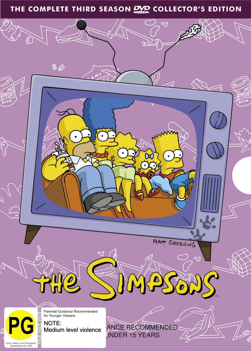 The Simpsons - The Complete Third Season on DVD image