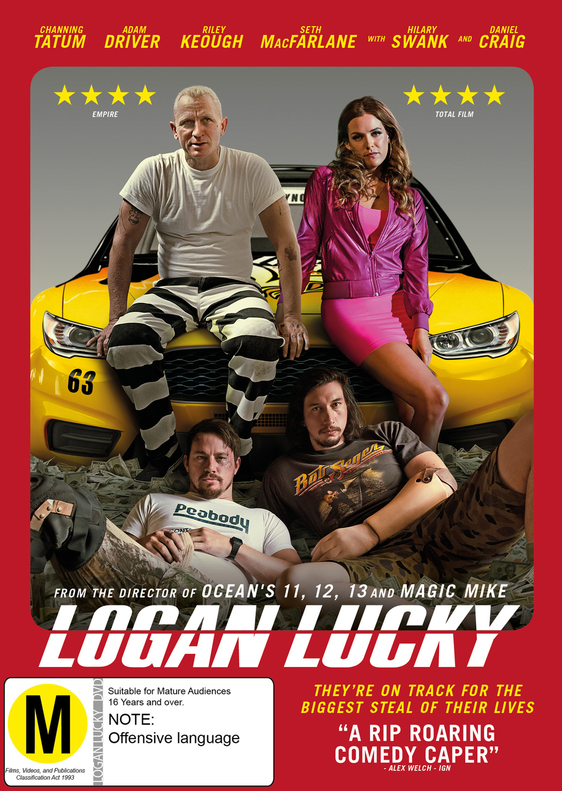 Logan Lucky on DVD image