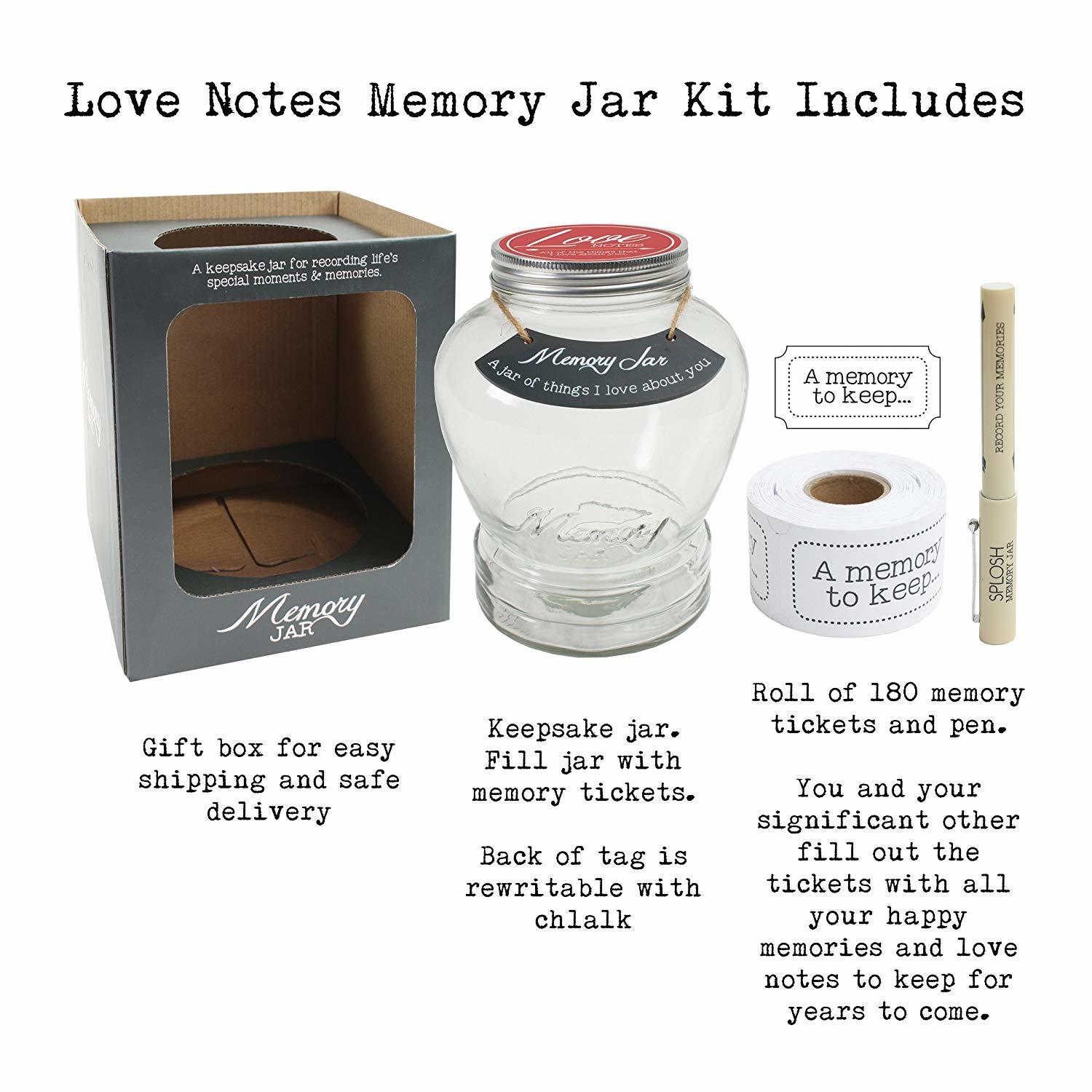 Memory Keepsake Jar - Love Notes