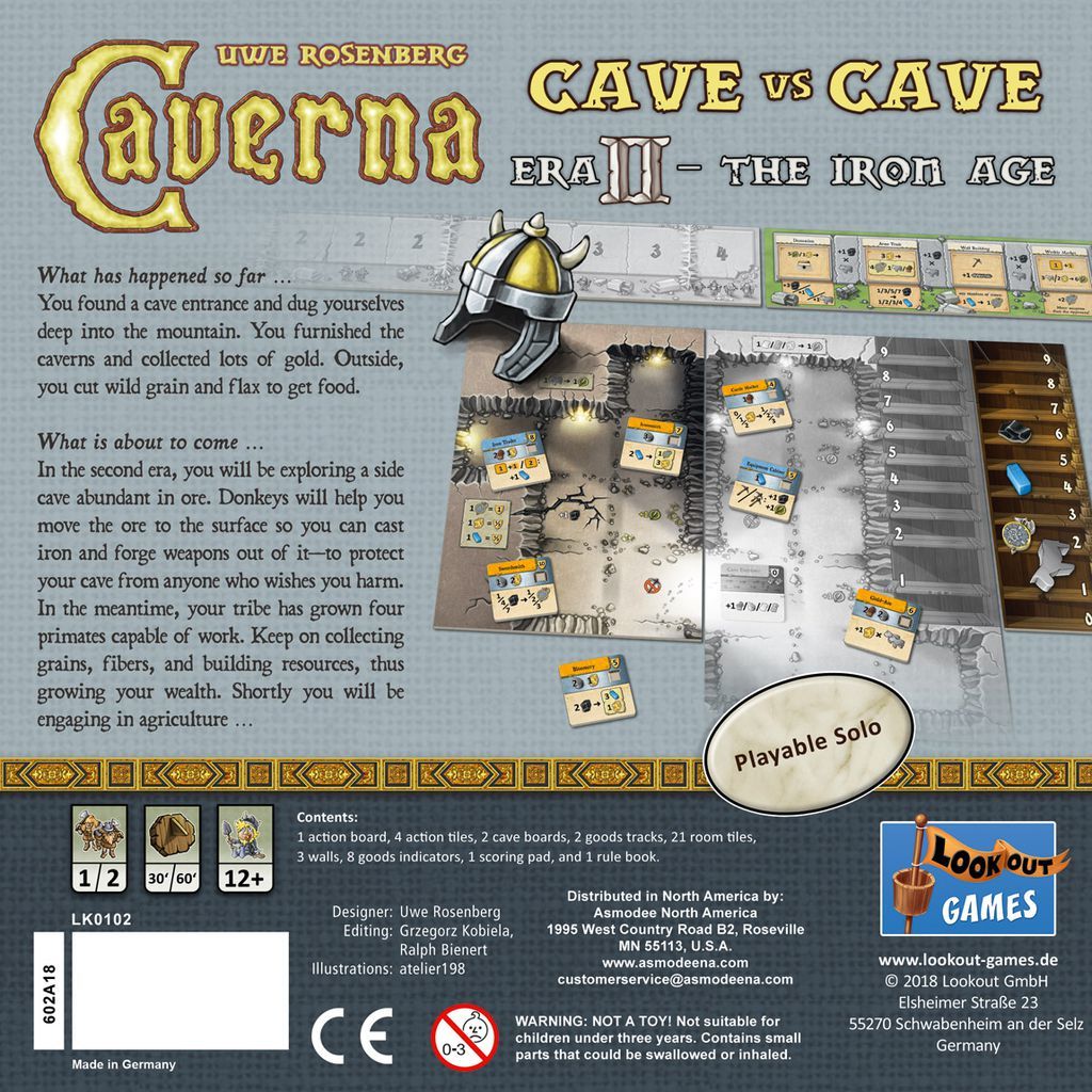 Caverna Cave vs Cave 2nd Era Board Game at Mighty Ape Australia