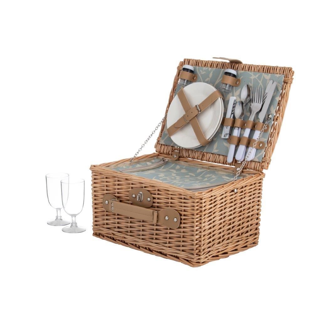 Amalfi Colette 2 Person Picnic Basket With Cooler at Mighty Ape NZ