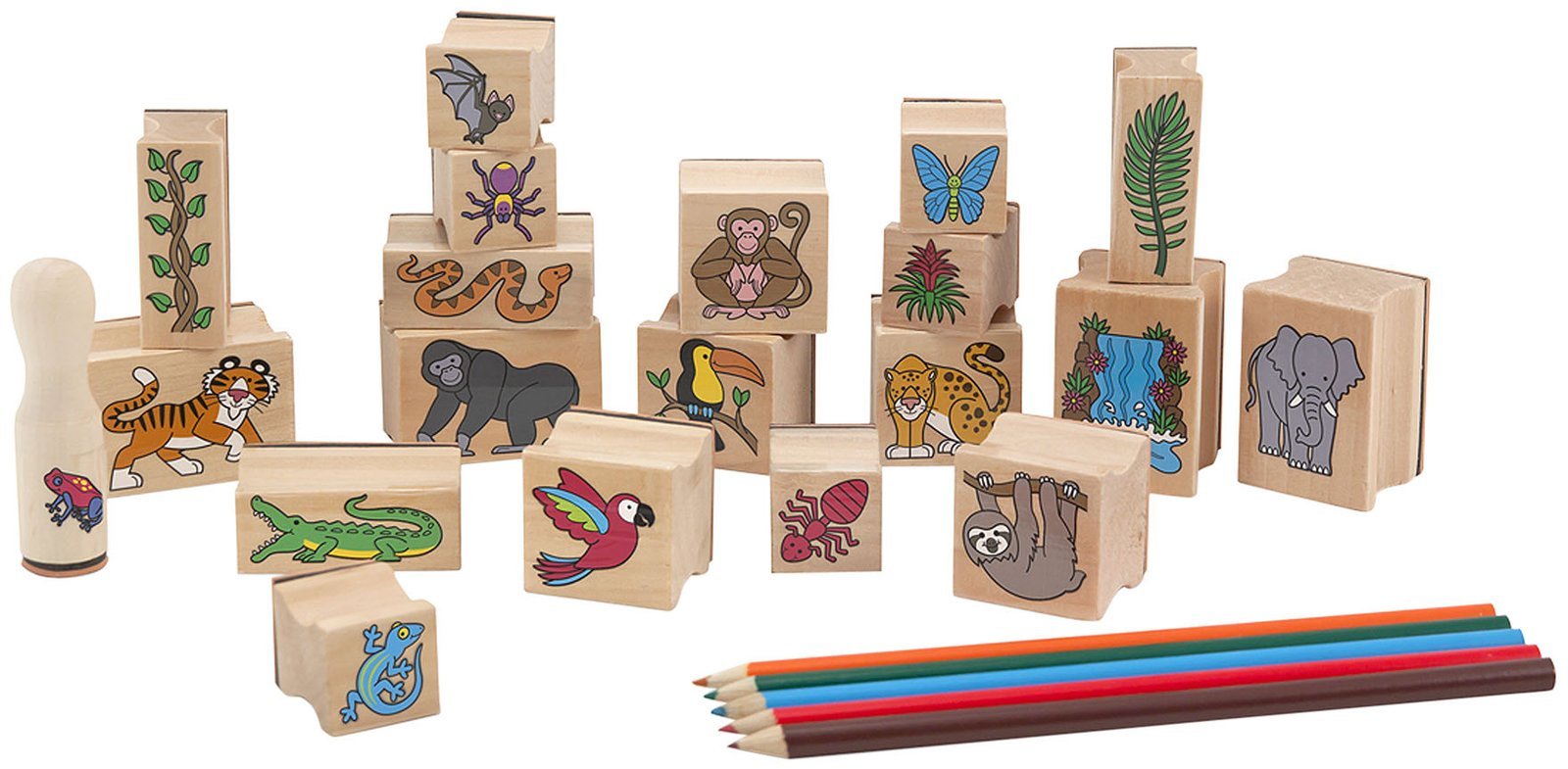 Melissa & Doug: Stamp-a-Scene Rain Forest