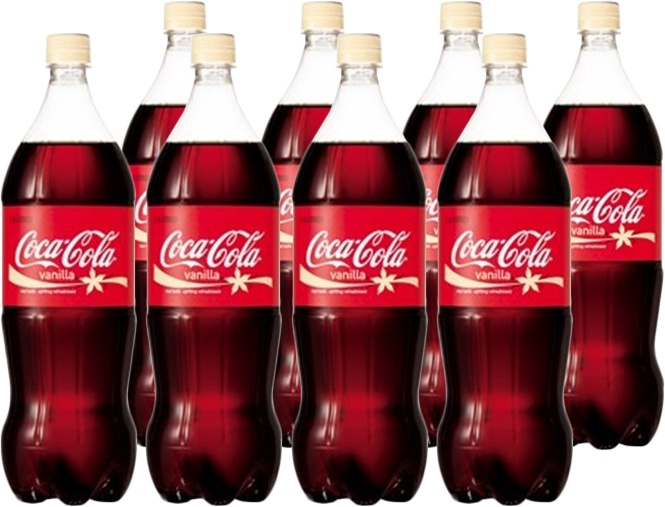 Vanilla Coke Soft Drink 1.5l (8 Pack) image