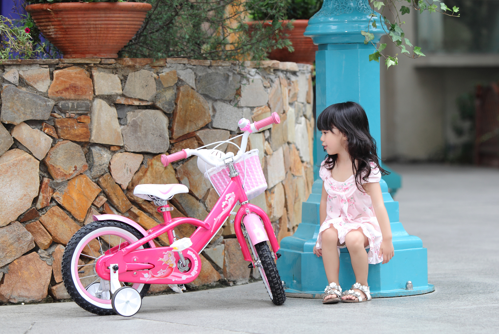 RoyalBaby: Mermaid G-3 - 18" Girl's Bike (Pink)