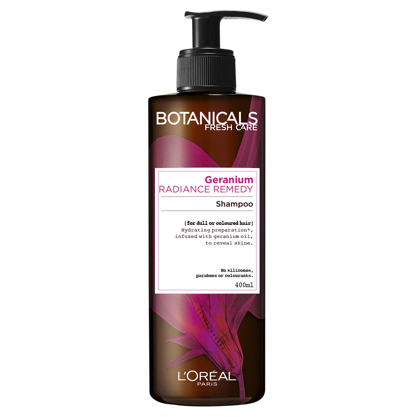 L'Oreal Botanicals - Colour Remedy Geranium Shampoo (400ml) image