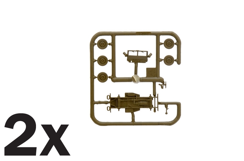 Italeri: 1/72 Willys Jeep WW2 - Fast Assembly Kit image
