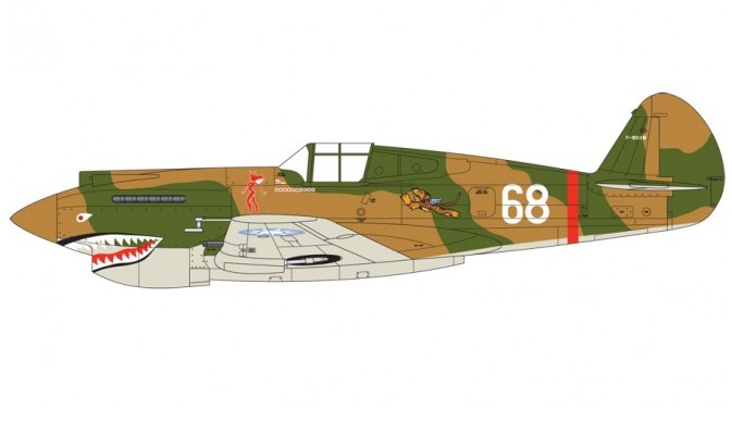 Airfix Curtiss P-40B