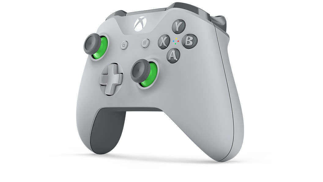 Xbox One Wireless Controller - Grey/Green (with Bluetooth) image