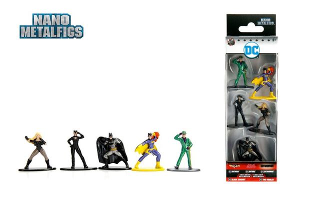 DC-Pack de 5 Nano metalfigs Black Canary Die-Cast Characters