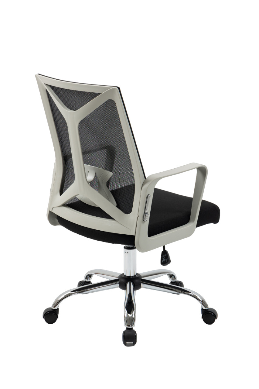 Buy Galway Office Chair (Light Grey ) Black at Mighty Ape NZ