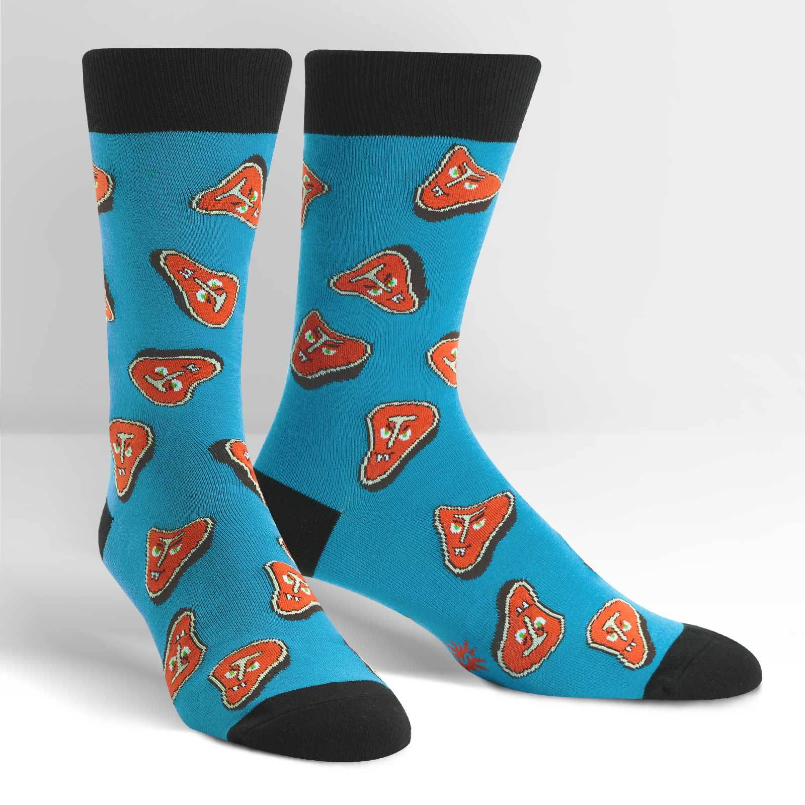 Men's - Vampire Steak Crew Socks