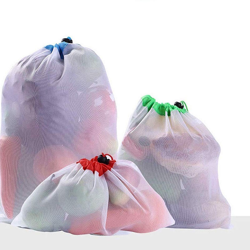 Ape Basics: 12 x Reusable Mesh Produce & Wash Bags image