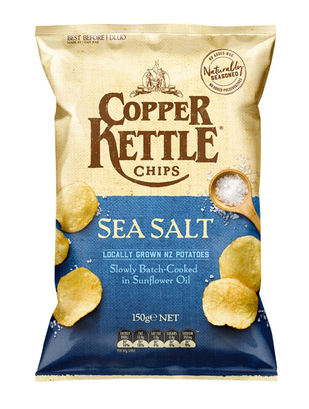 Copper Kettle Chips Sea Salt at Mighty Ape NZ
