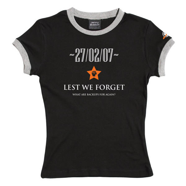 Lest We Forget - Female Ringer Tee (Black) for image