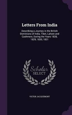 Letters from India by Victor Jacquemont image