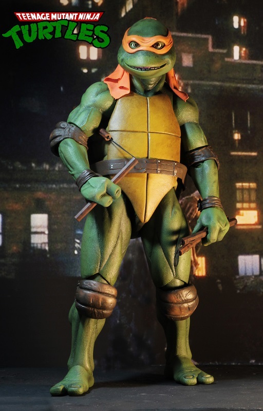 Teenage Mutant Ninja Turtles: Michelangelo (1990 Movie) - 1:4 Scale Action Figure image