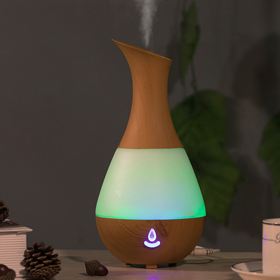 USB Bluetooth Speaker Aroma Air Diffuser - Lightwood