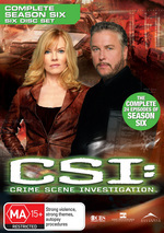 CSI - Las Vegas: Complete Season 6 (6 Disc Set) on DVD CSI - Las Vegas: Complete Season 6 (6 Disc Set) on DVD