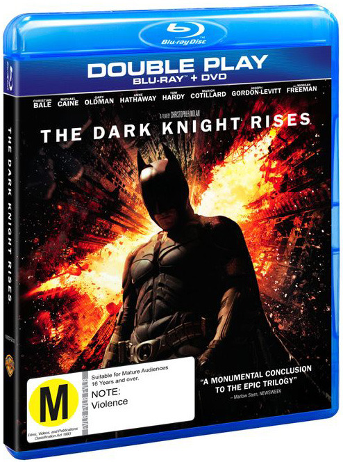 The Dark Knight Rises - Double Play on DVD, Blu-ray